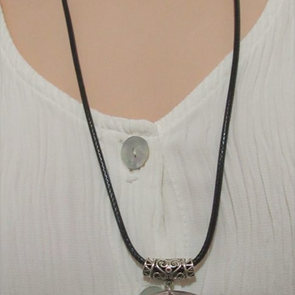 Necklace on Rope chain - Picture 4 of 5